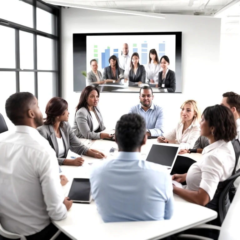 チームを指導するリーダー